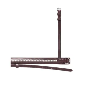 Silver chain Horse cheek pieces Equiline image-0