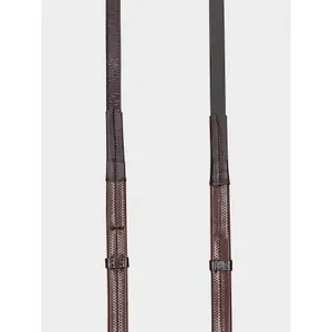 Rênes pour cheval caoutchouc avec bouchon Equiline image-1