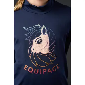 Μάλλινη μπλούζα κοριτσιού Equipage Vella image-4