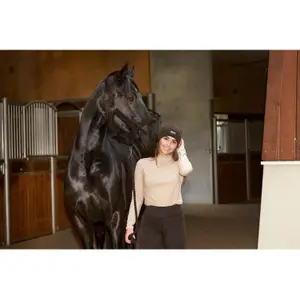 Camisola de equitação de manga comprida com 1/2 fecho para mulher Equipage Kolyma image-5