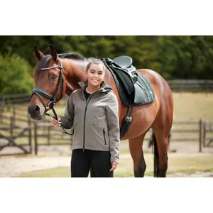 Veste d'équitation full zip femme Equipage Fenna image-1
