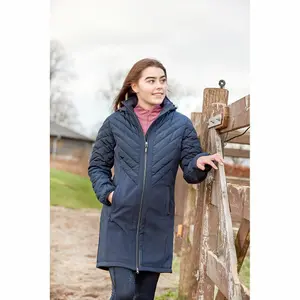 Damska długa kurtka jeździecka Equipage Gaia image-1