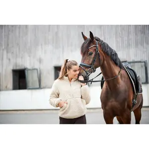 Γυναικείο πουλόβερ με 1/2 φερμουάρ Equipage Joelle image-3