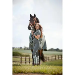 Women's full grip riding leggings Equipage Kalea image-1