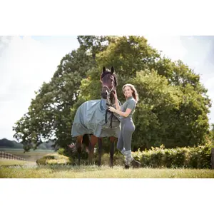 Women's full grip riding leggings Equipage Kalea image-3