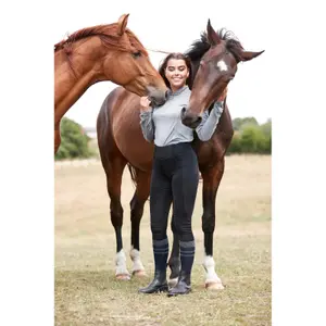 Women's full grip riding leggings Equipage Kendra image-1