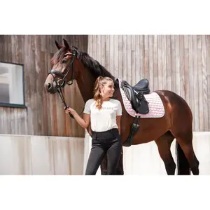 Women's full grip riding leggings Equipage Kendra image-2