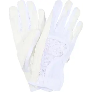 Women's lace riding gloves Equipage Larissa image-0