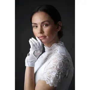 Women's lace riding gloves Equipage Larissa image-4