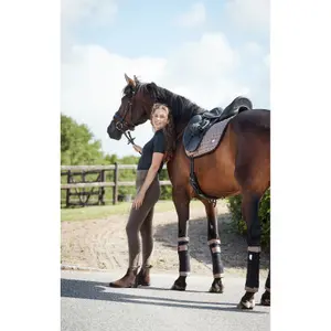 Women's full grip riding leggings Equipage Kendra image-5