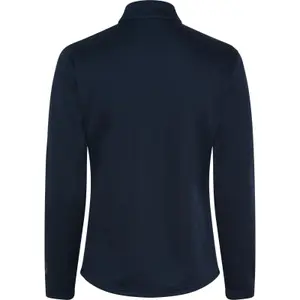 T-shirt equitazione a maniche lunghe con zip a metà da donna Equipage Scarlet image-1