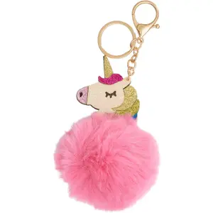 Llavero Equipage Unicorn W/Fur image-0