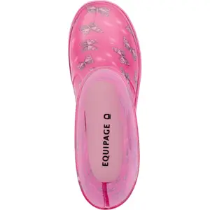 Stivali da equitazione da bambina Equipage Butterfly Wellies image-1