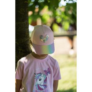 Gorra de béisbol de niña Equipage Rainbow image-1