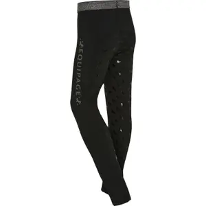 Girls' full grip riding leggings Equipage Maggie image-1