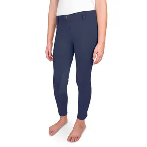 Child Full Grip Knee-Patch Riding Trousers Equistar image-1