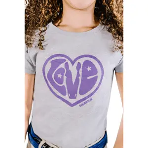 Children's T-shirt Equistar Horse Hearts image-3