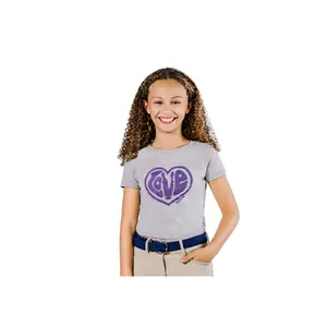 Children's T-shirt Equistar Horse Hearts image-0