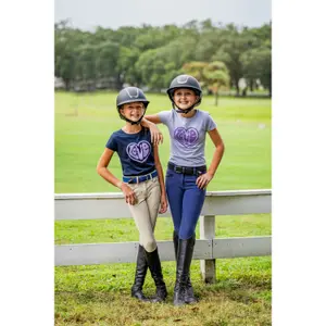 Children's T-shirt Equistar Horse Hearts image-1