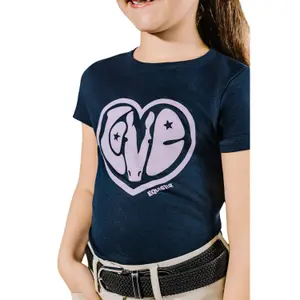 Children's T-shirt Equistar Horse Hearts image-2