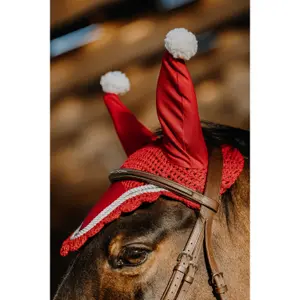 Fliegenhaube für kurzes Pferd Equithème Xmas image-1