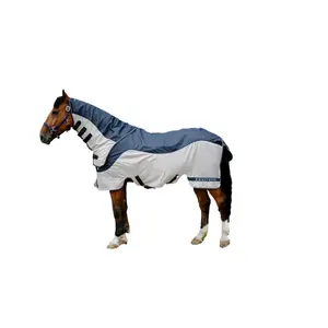Fly Blanket with neck cover Equithème Tyrex Combofly 600D