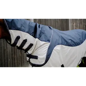 Fly Blanket with neck cover Equithème Tyrex Combofly 600D image-1