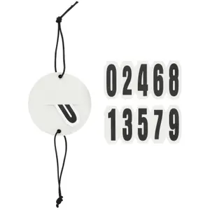 Suporte para o número de identificação da equitação Equithème Glitter image-1