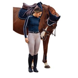 Pantaloni da equitazione full grip da donna Equithème Claudine image-0