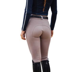Pantaloni da equitazione full grip da donna Equithème Claudine image-1