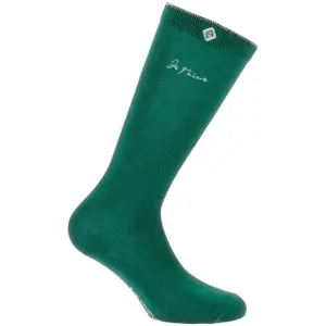 Chaussettes équitation femme Equithème Je t'aime-Rose image-0