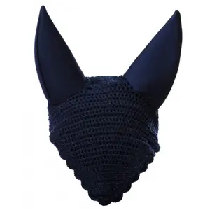 Bonnet pour cheval chasse-mouches oreilles néoprène Equithème image-0