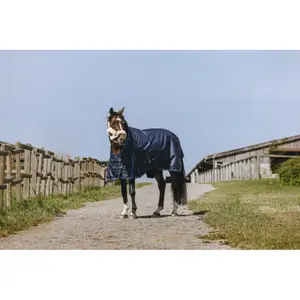Εξωτερικό κάλυμμα για άλογο Equithème Classic 1200D 200g High neck image-0