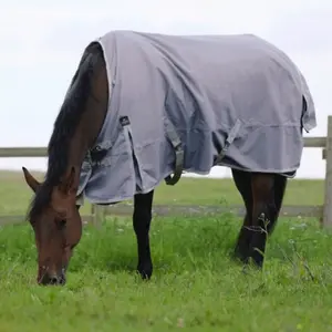 Recycled outdoor horse blanket Equithème TYREX 1200D 300g image-0