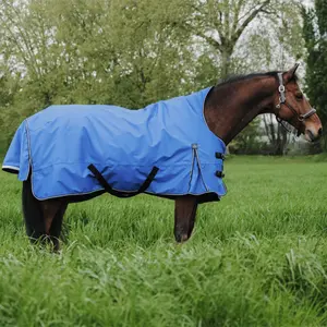 Couverture d'extérieur pour cheval Equithème Tyrex Aisance 1200D 300g High Neck image-1