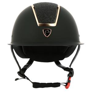 911465021-damski-kask-jezdziecki-equitheme-glint-mat-matowy-czarny-rozowy