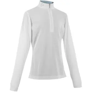 Women's long-sleeved competition Polo shirt Equithème Buffy image-2