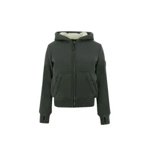 Casaco com capuz com fecho de correr para rapariga Equithème Palerme image-0