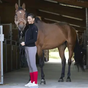 Women's fleece riding jacket Equithème Lena image-0