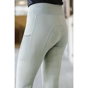 Women's full grip riding leggings Equithème Flora Je t'aime image-2