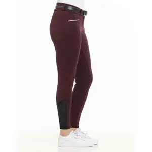 Pantaloni da equitazione full grip da donna Equithème Claudine image-1