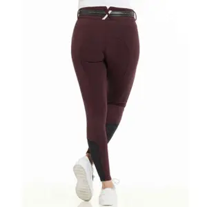 Pantaloni da equitazione full grip da donna Equithème Claudine image-0