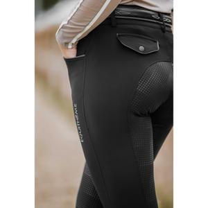 Pantaloni da equitazione full grip da donna Equithème Beverly image-3