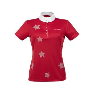Polo-Shirt Frau Equithème Etoiles image-0