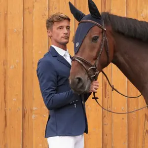 Veste de concours d'équitation Equithème Bordo image-1