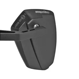 Specchio in plastica-alluminio per bicicletta destro o sinistro, compatibile con lo Monopattino Ergotec M-77 image-1