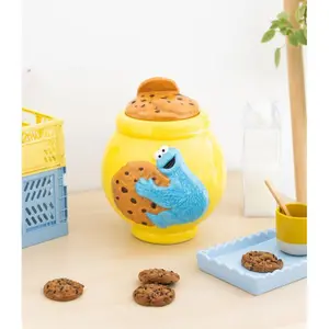 Biscuit tin Erik Sesame Street Monster image-2