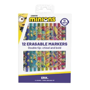 Feutre effaçables Erik Minions (x12) image-1