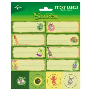 Etiquettes adhésives Erik Shrek