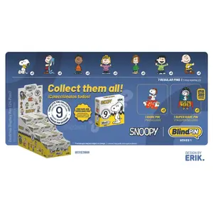 Gyűjtői rejtélyes kitűzők Erik Snoopy BlindPIN